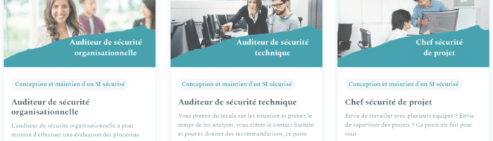 Les métiers de la cybersécurité